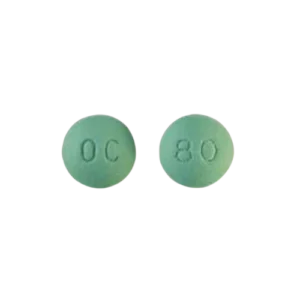 Oxycodone 80mg pills with letters and numbers on them