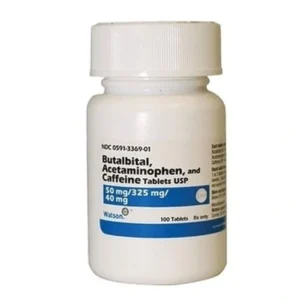 Butatalbital 50mg is well known as Fioricet bottle pack